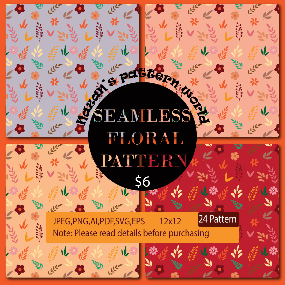 Seamless Floral Pattern cover image.