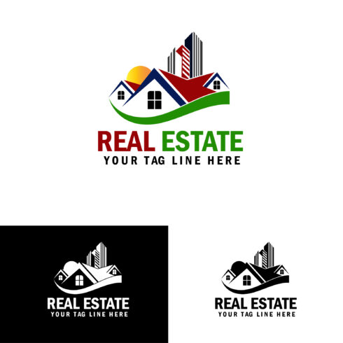 Real Estate Logo Color and B&W cover image.