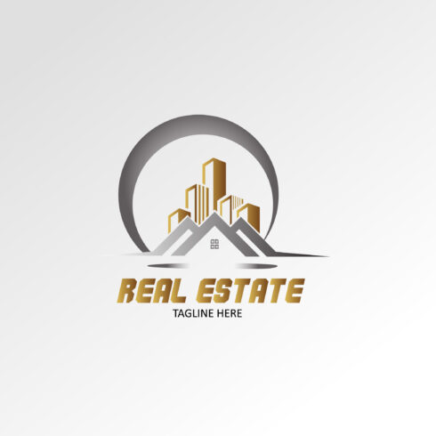 real estate not editable logo template.