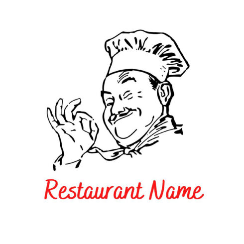 Restaurant & Chef Logo Design Template cover image.