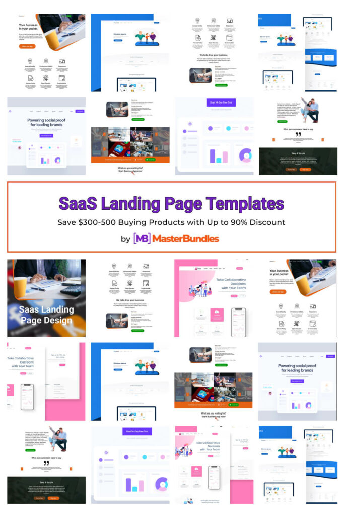 11+ SaaS Landing Page Templates 2024 MasterBundles