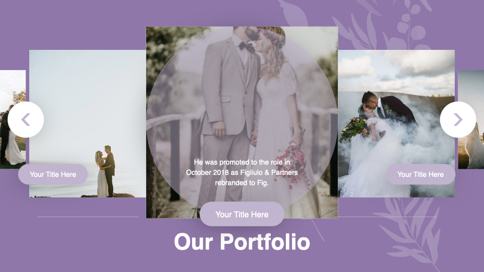 Creative and delicate wedding portfolio.