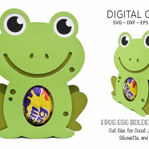Cover image of Egg Holder SVG.