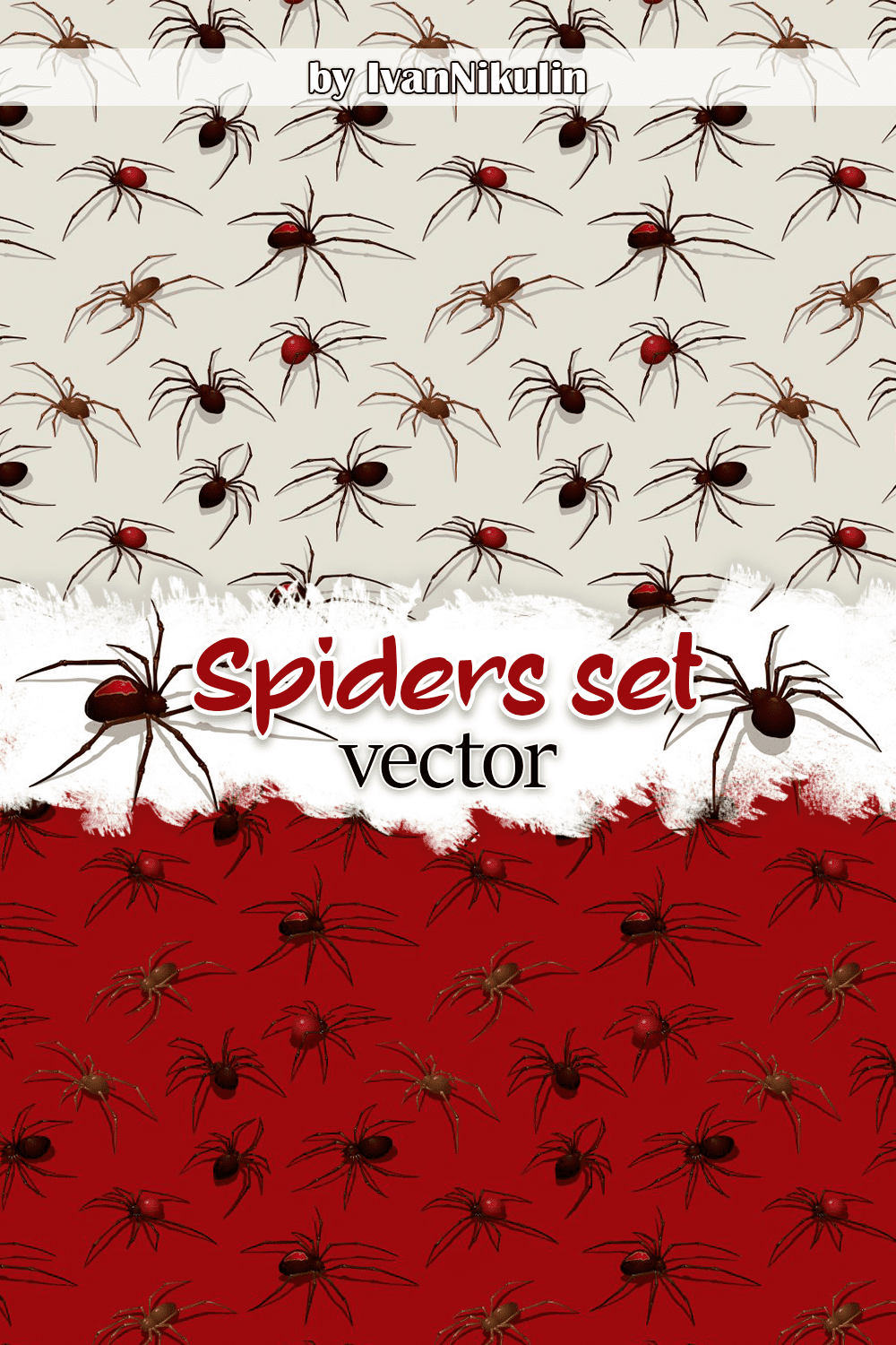 Interesting design for spiders set.