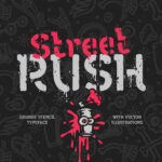 Street Rush Font & Graphics cover image.