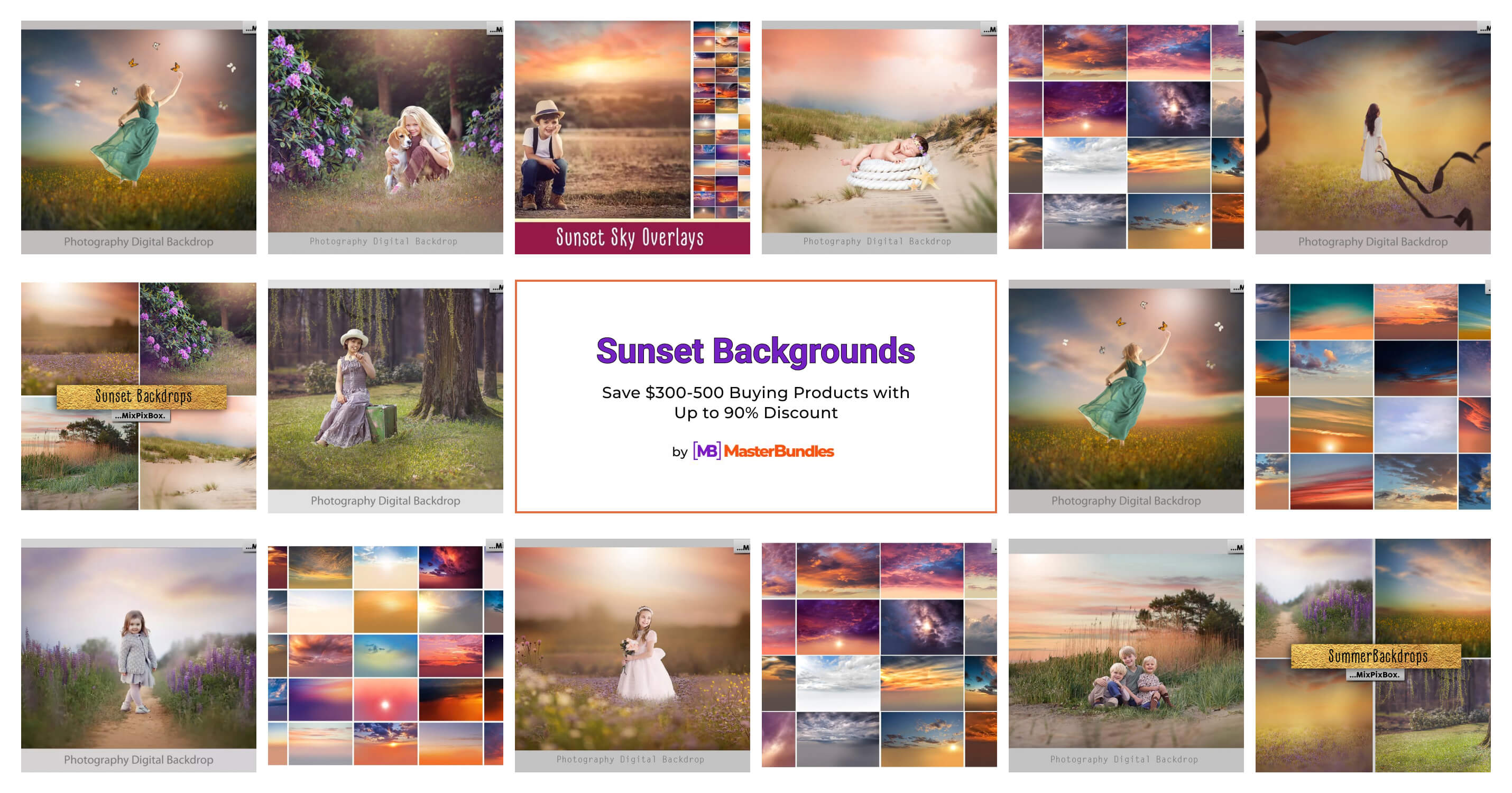 118 Sunset Backgrounds 2024 MasterBundles   Sunset Backgrounds 1 