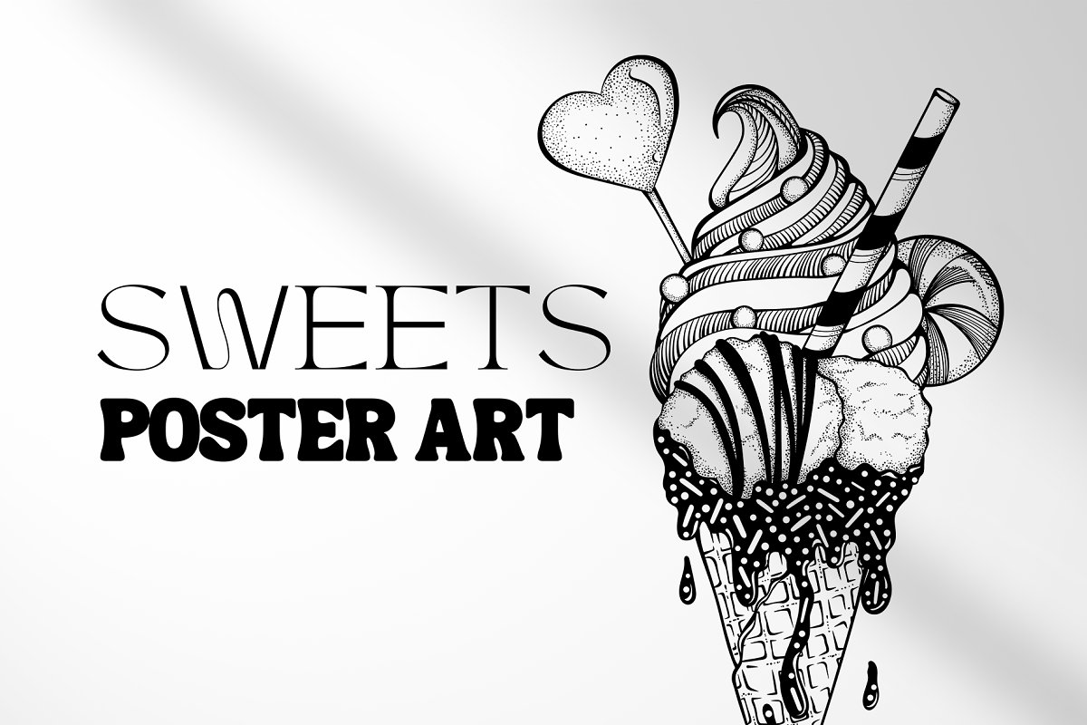 Cover image of Sweets for Poster Art.