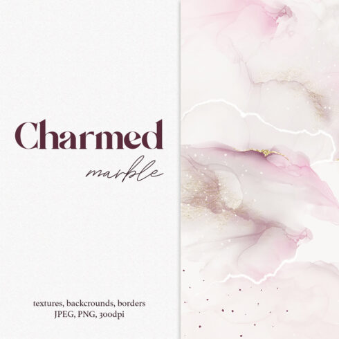 Charmed Marble Textures, Backgrounds and Borders cover image.