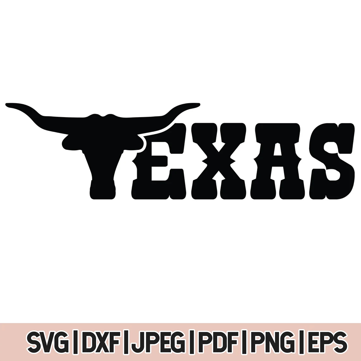 Texas Cut File Digital Download cover.