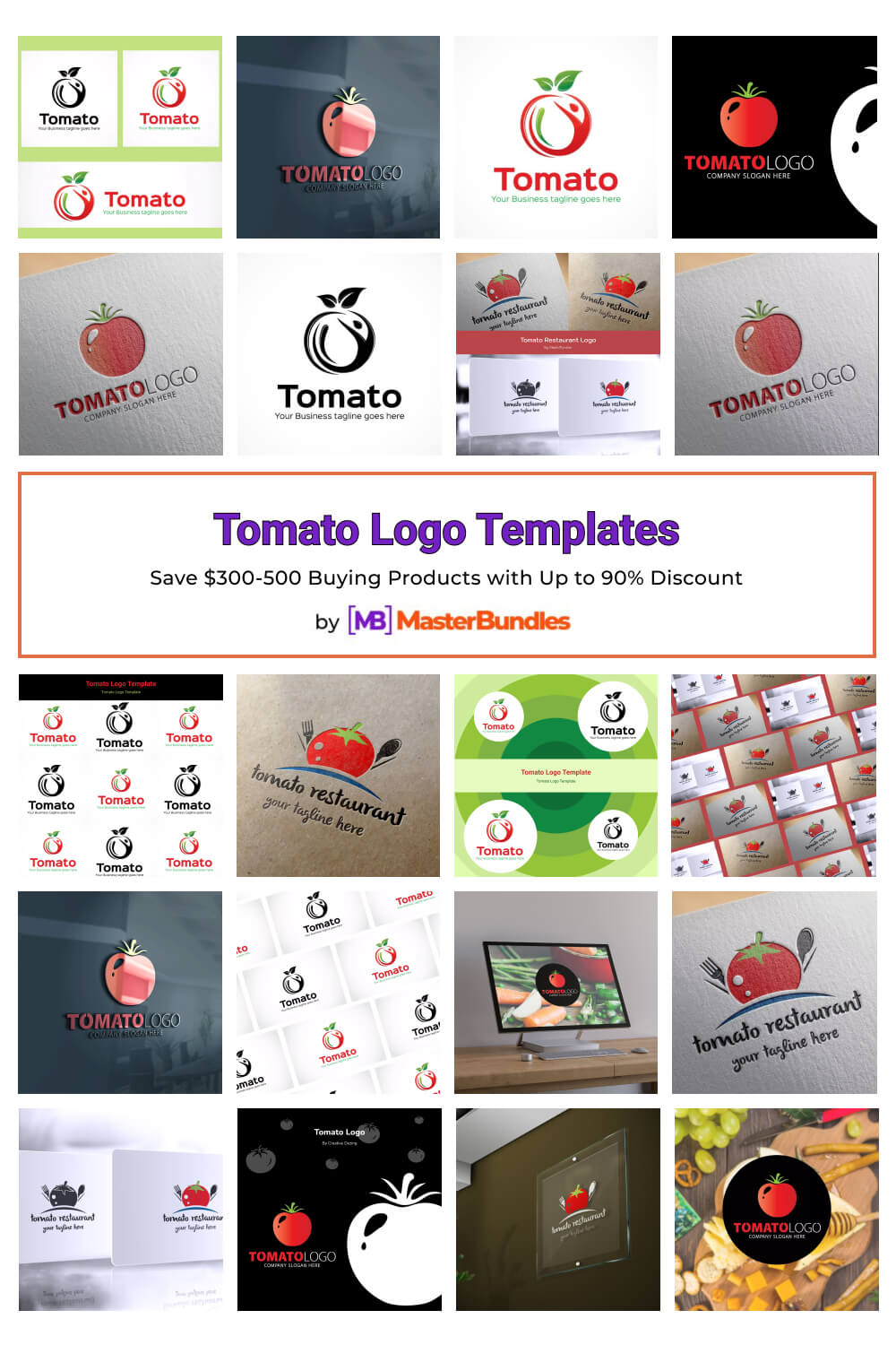 tomato logo templates pinterest image.