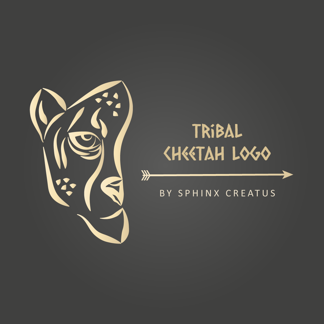 Tribal Cheetah Logo [Sphinx Creatus] previews.