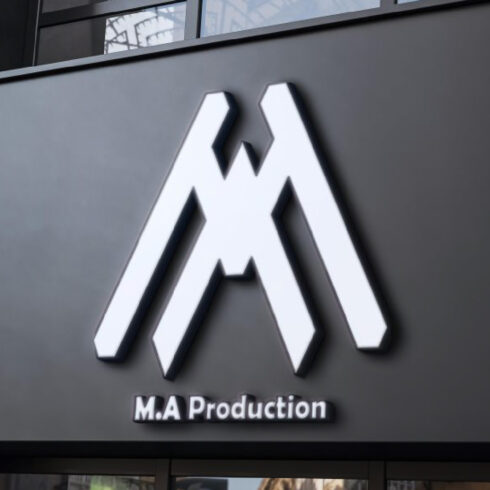 M A Logo for Company previews.