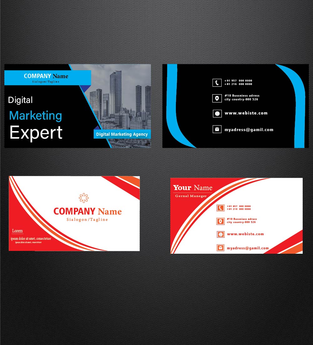 5 Business Card Templates