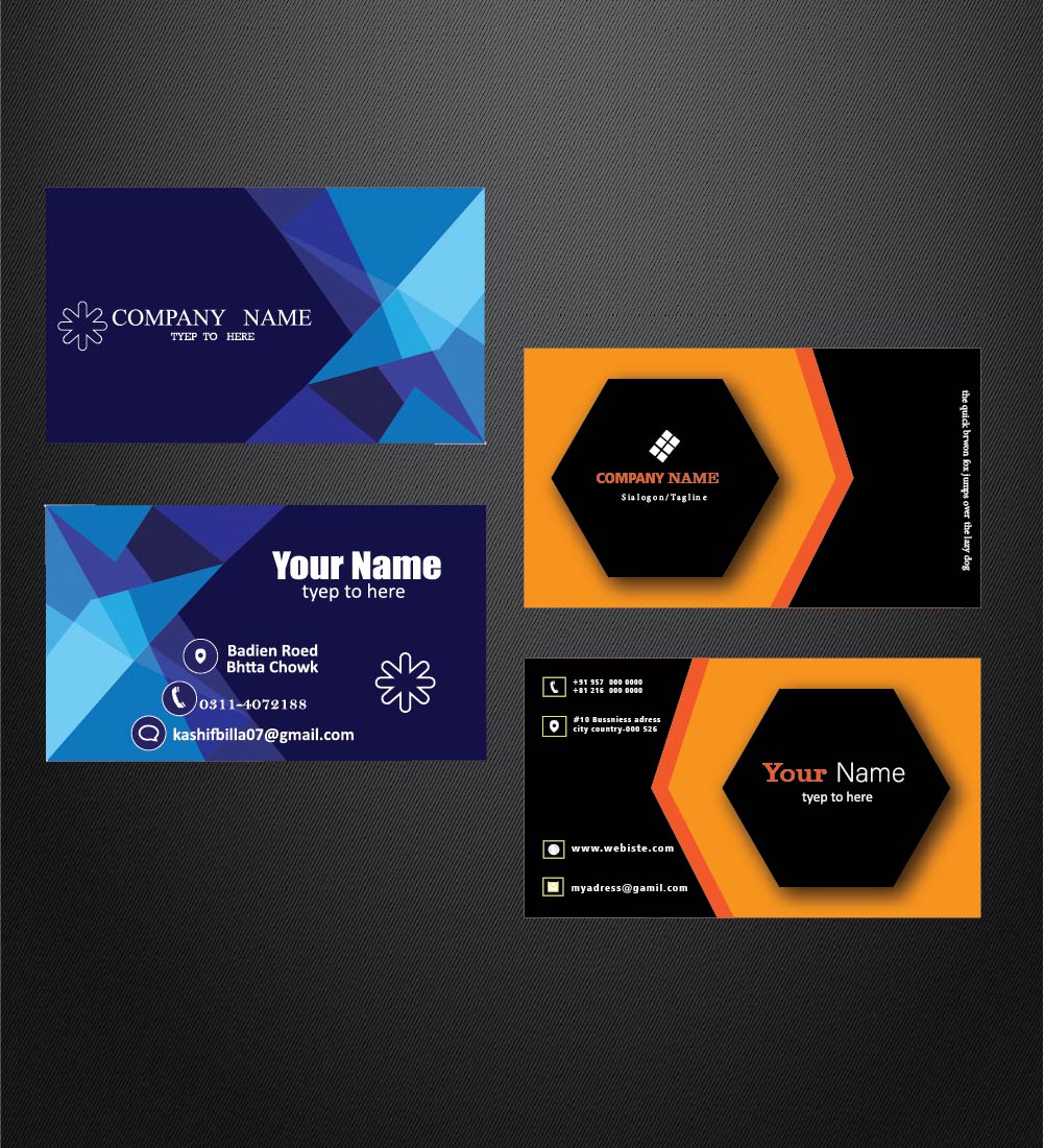 5 Business Card Templates