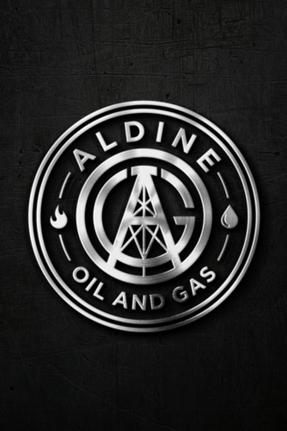 Aldine Oil and Gas Logo Template.