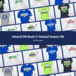 Volleyball svg bundle - main image preview.