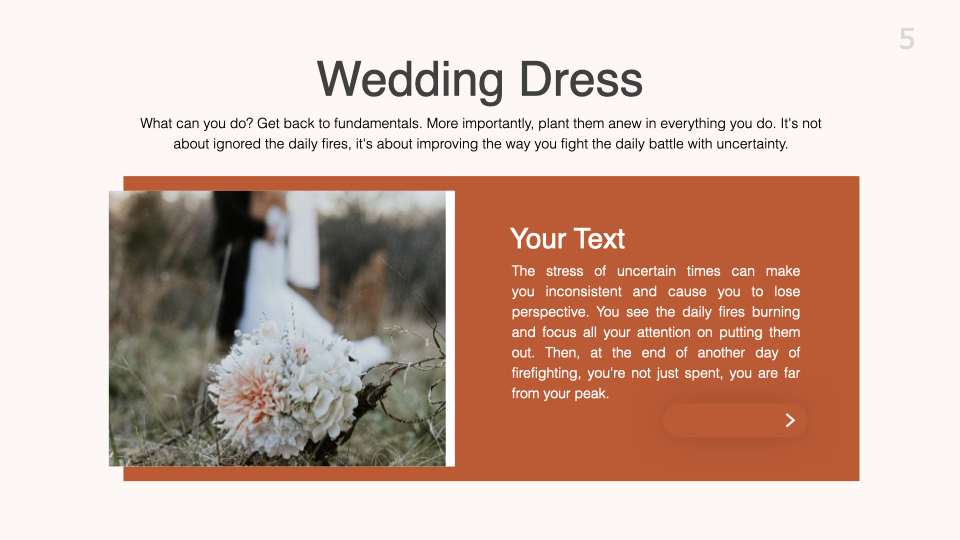 More about wedding dress.