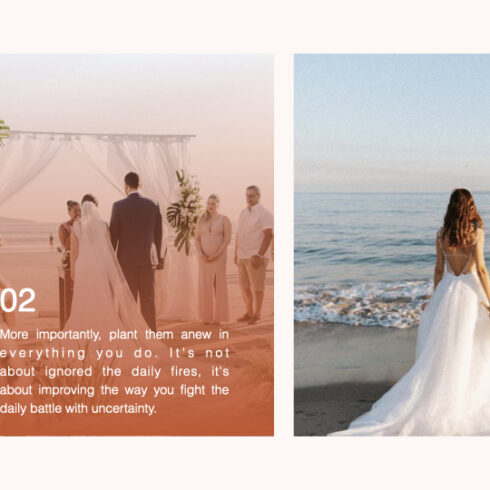 Nice slide for wedding portfolio.