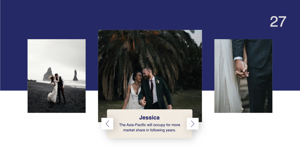 Slider for your wedding photo.