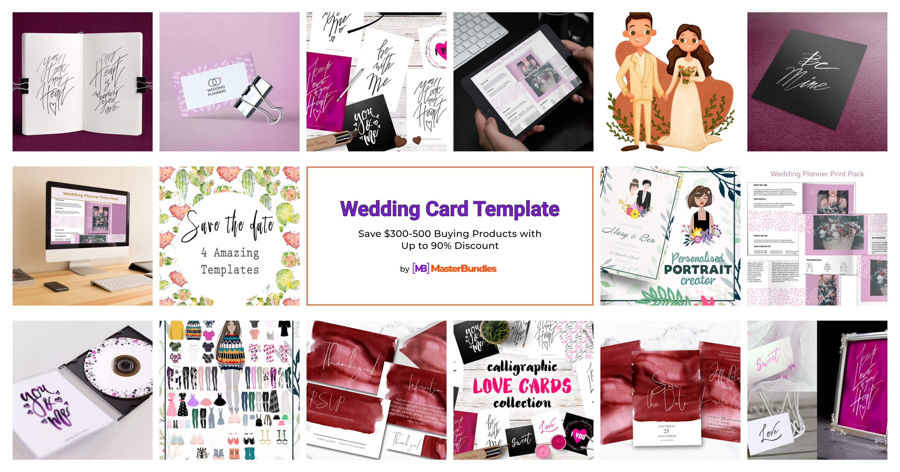 317 Wedding Card Template For 2024 MasterBundles   Wedding Card Template 1 