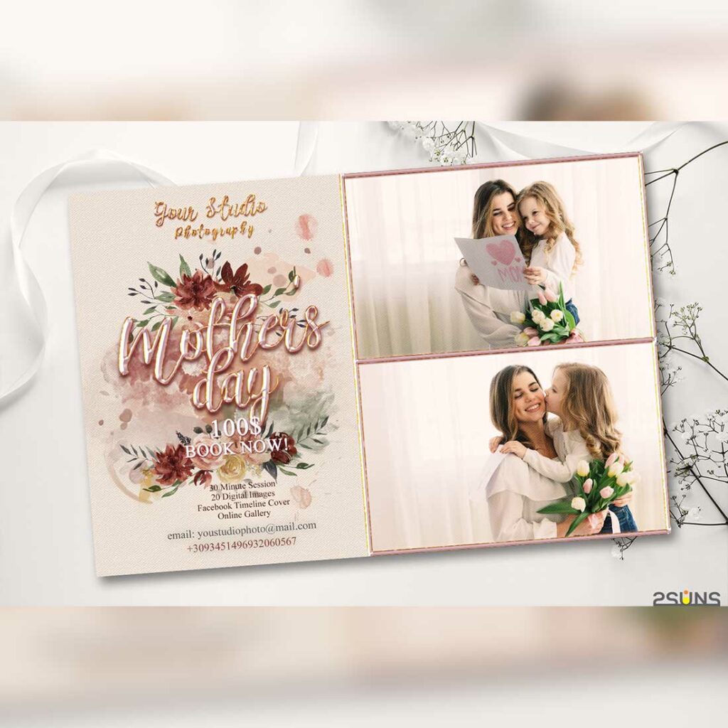 Mothers Day Template Mothers Day Card Maternity Overlay Photoshop Clipping Mask Watercolor