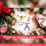 Christmas Gingerbread Digital Backdrop Overlays Cover Image.