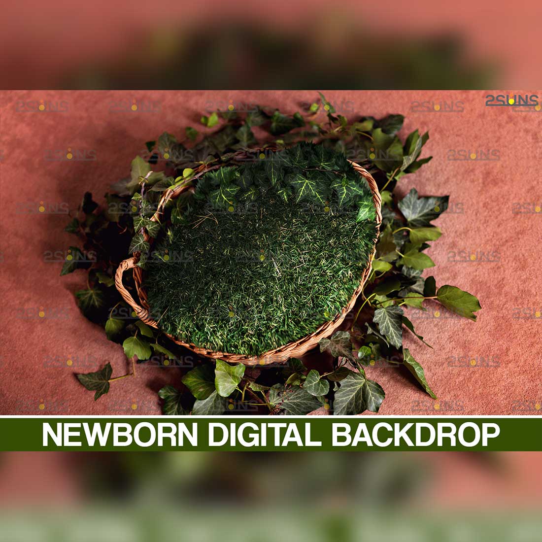Newborn Digital Photo Backdrop Preview Image.