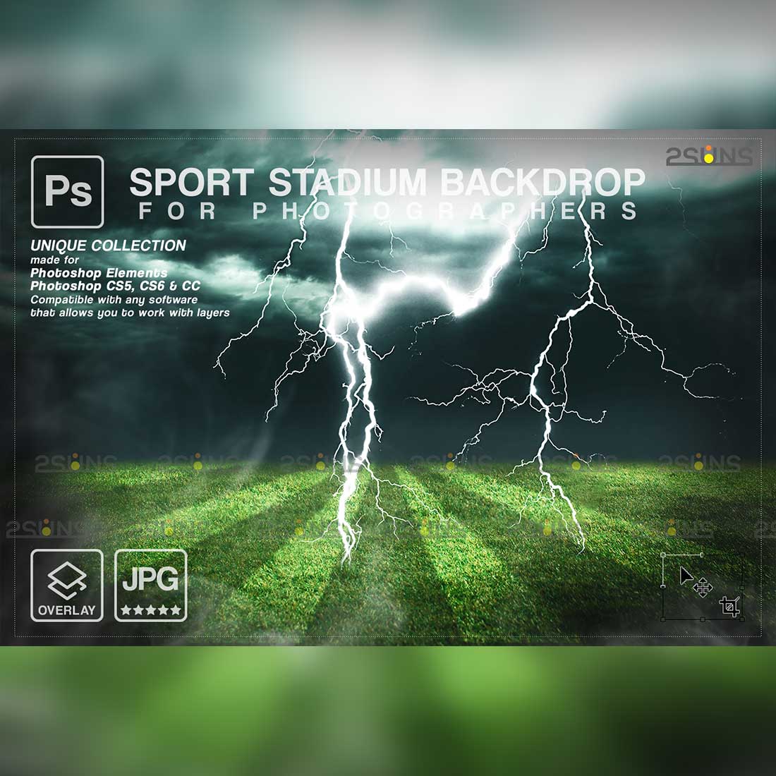 Football Backdrop Sports Digital Backdrop Photography Preview Image.