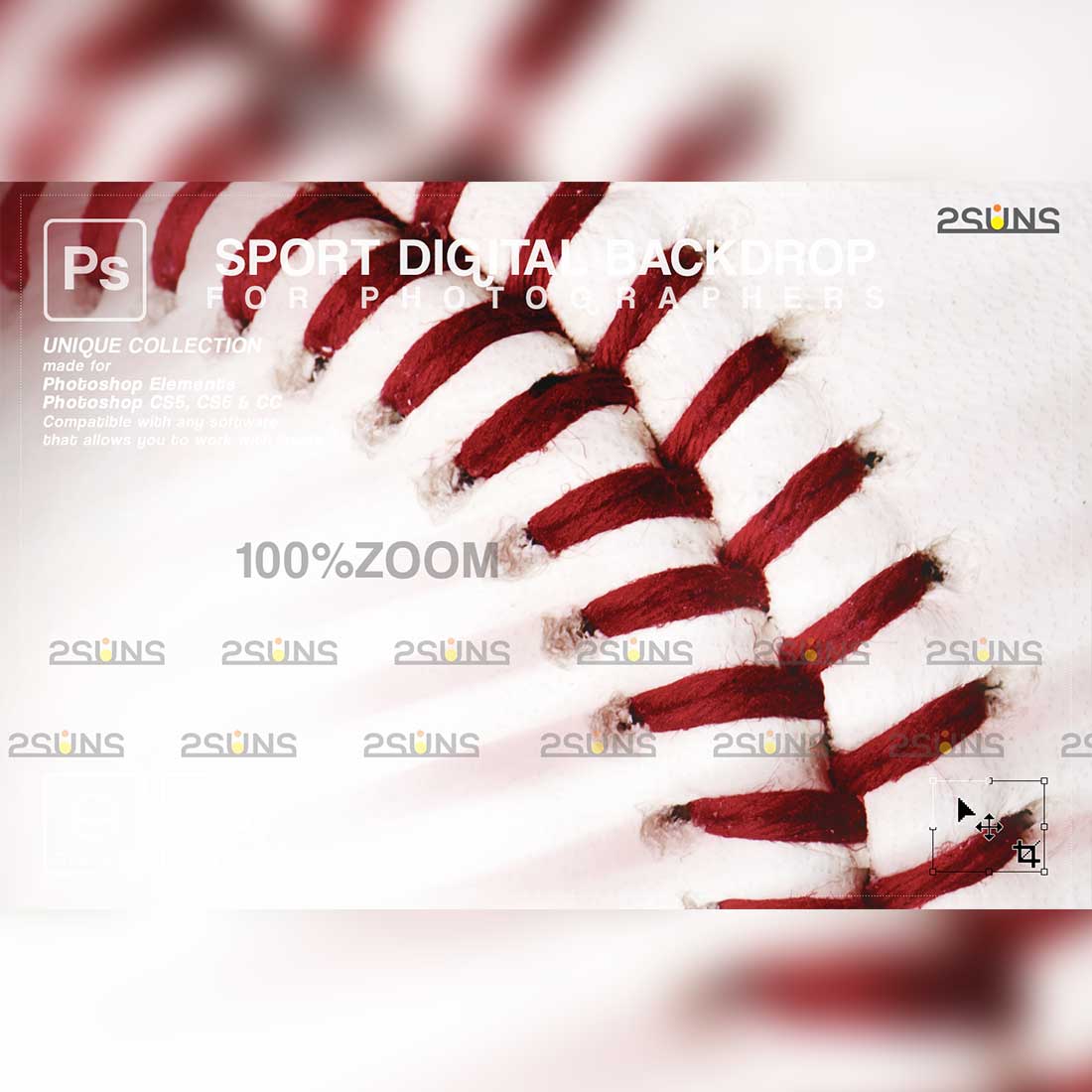 Baseball Ball Backdrop Sports Digital Photo Background Preview Image.