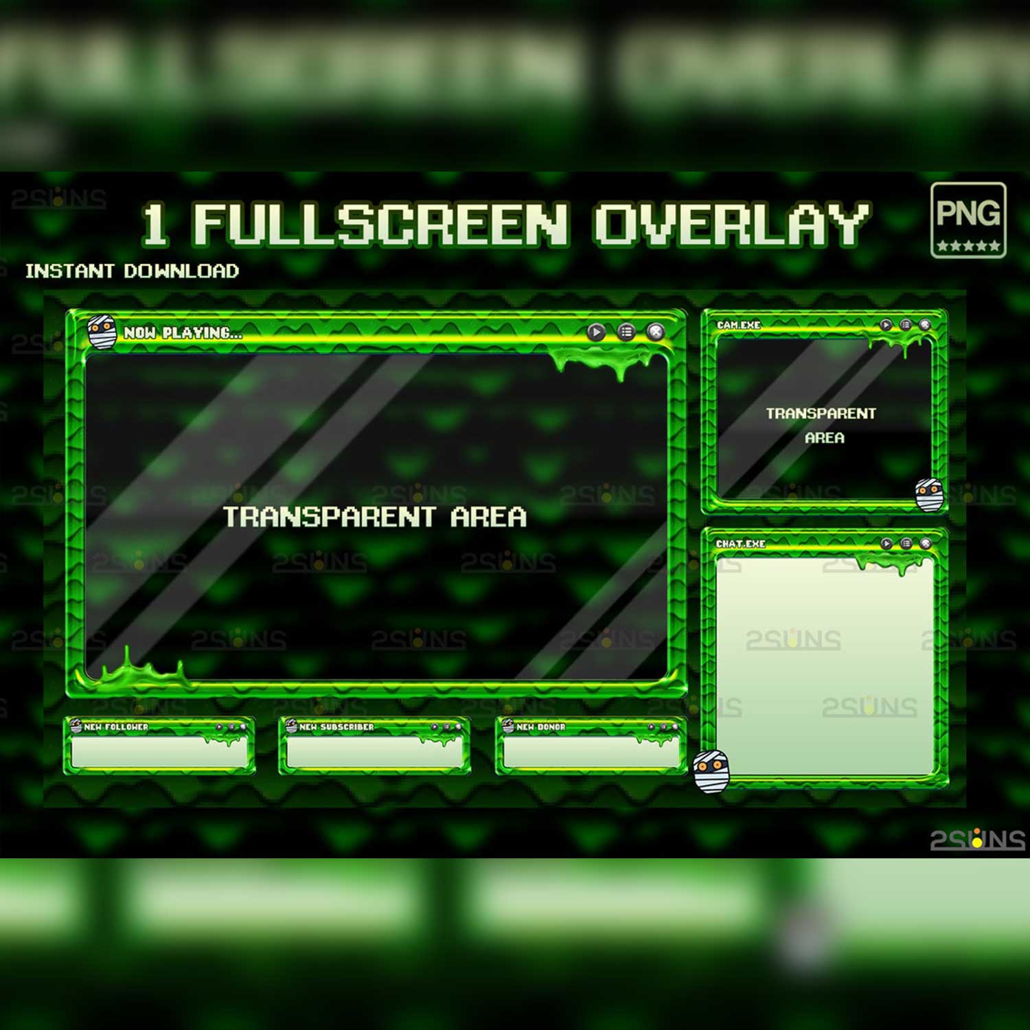 Webcam And Stream Overlay Package.