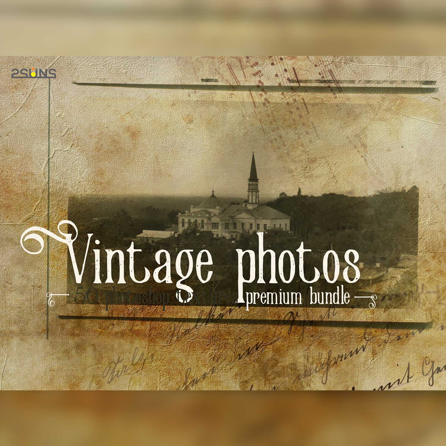 Premium Bundle Retro Photos Vintage Photoshop Textures Old Building.