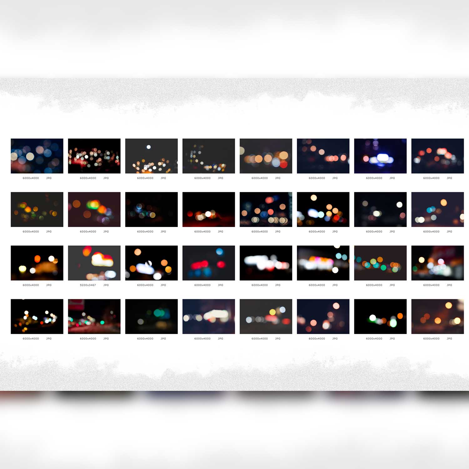 Prism Christmas String Lights Bokeh Photoshop Overlay Images Gallery Vol2.