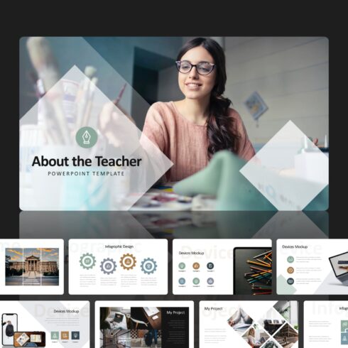 About the Teacher Powerpoint Template.