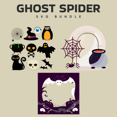 ghost spider svg.