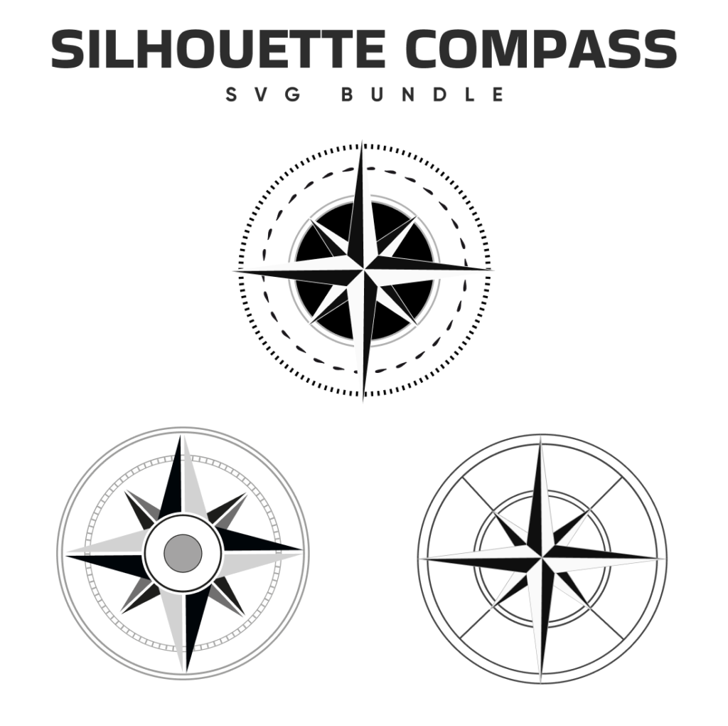 Silhouette Compass SVG – MasterBundles