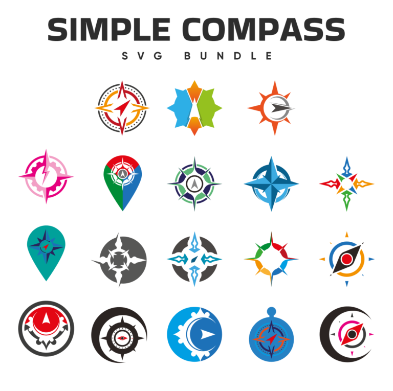 Simple Compass Svg Masterbundles