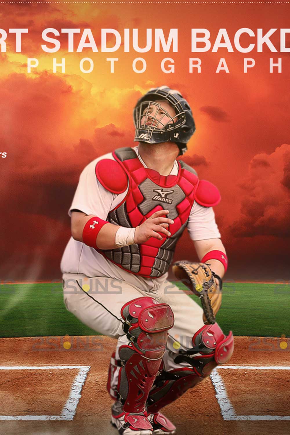 Baseball Backdrop Sports Digital Background Templates Pinterest Image.