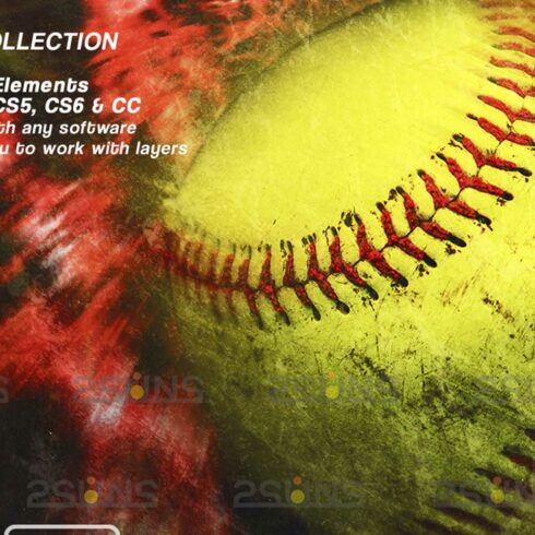 Softball Backdrop Sports Digital | MasterBundles