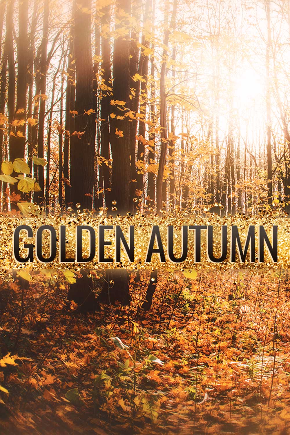Autumn Backdrop Digital Background Pinterest Image.