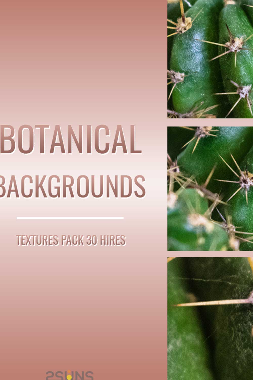 Botanical Floral Digital Flower Texture Overlays Pinterest Image.