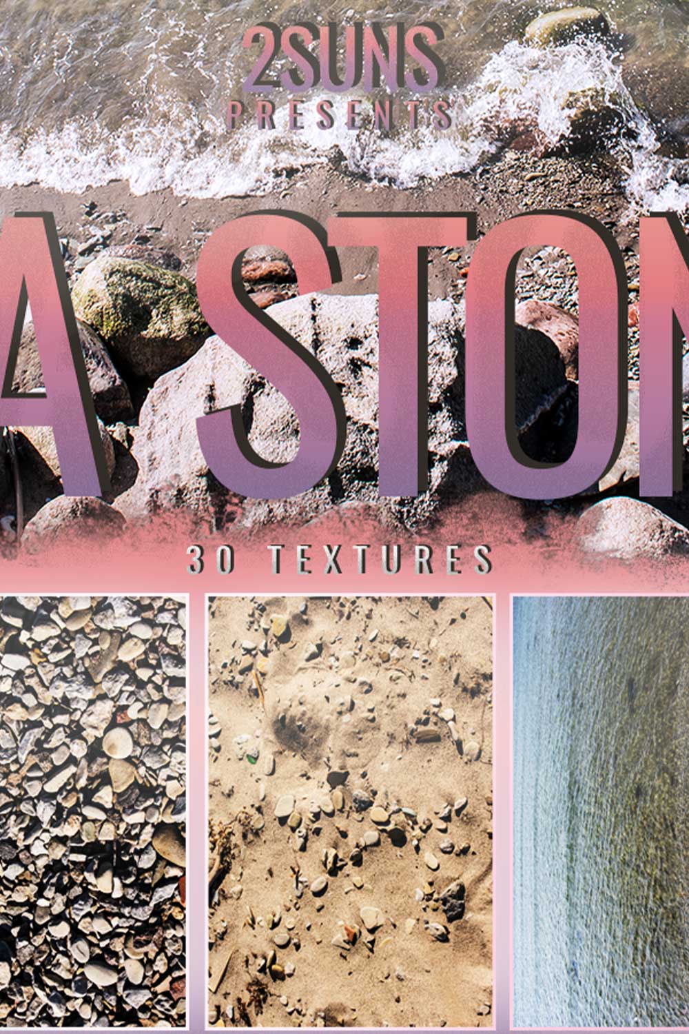 Nature Sea Stone Textures Photoshop Overlays Pinterest Image.