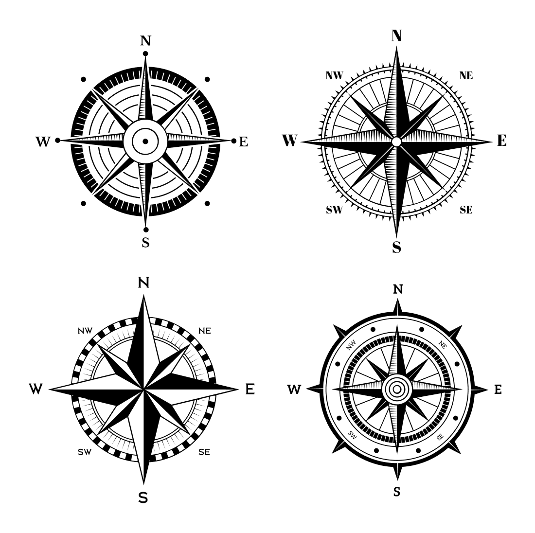 Compass Rose SVG – MasterBundles