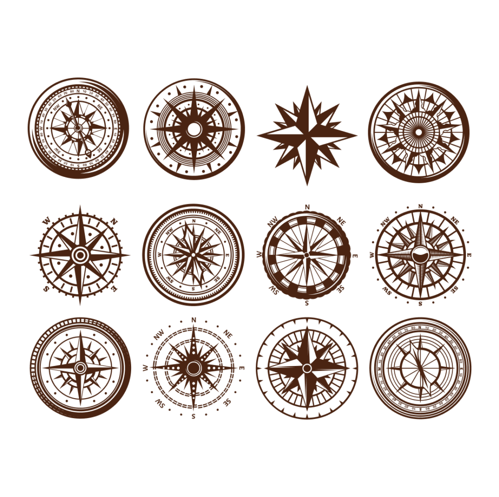 Nautical Compass SVG MasterBundles