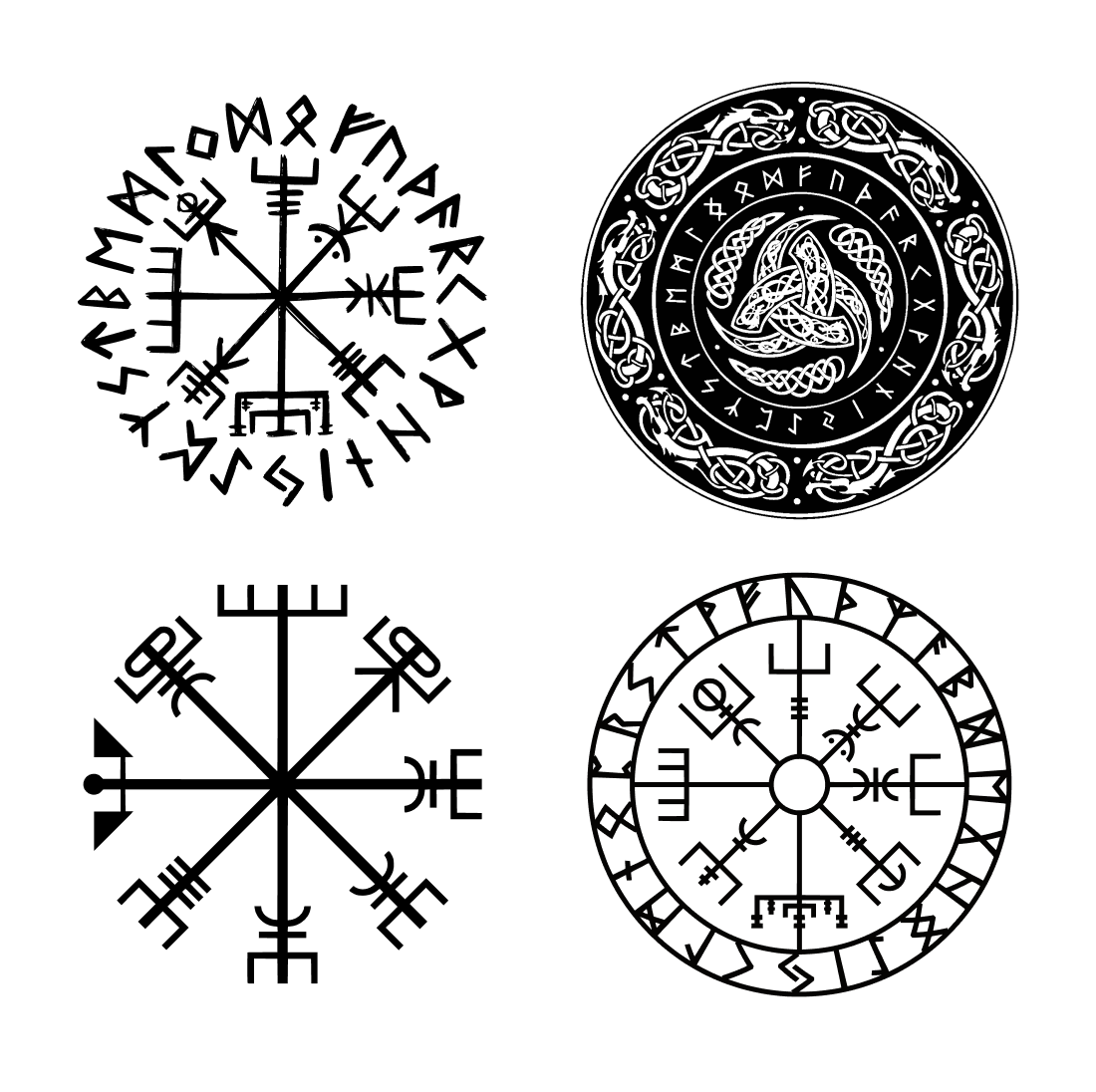 viking compass svg cover.