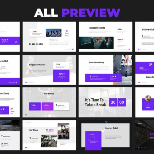 Gym & Fitness Powerpoint | Master Bundles