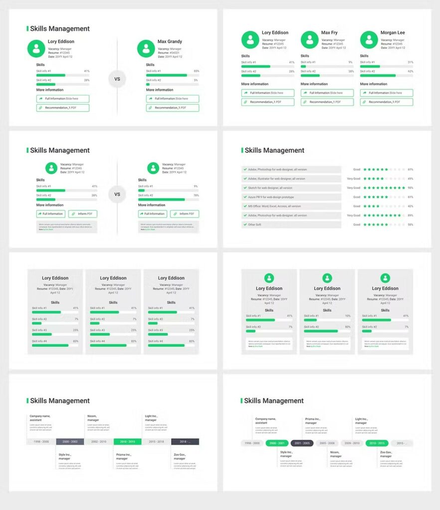 Skills Management for PowerPoint – MasterBundles