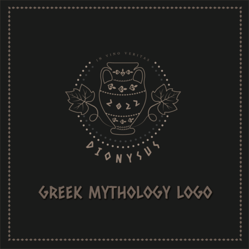 Dionysus Greek Mythology Logo cover image.