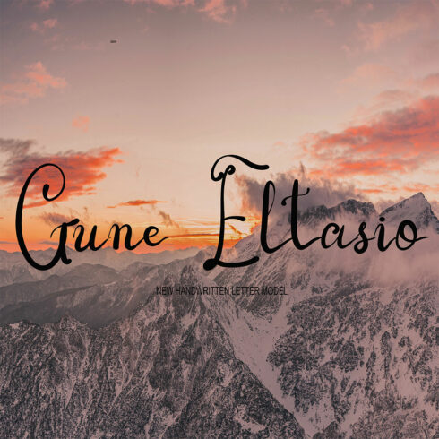 GUNE ELTASIO Font cover image.