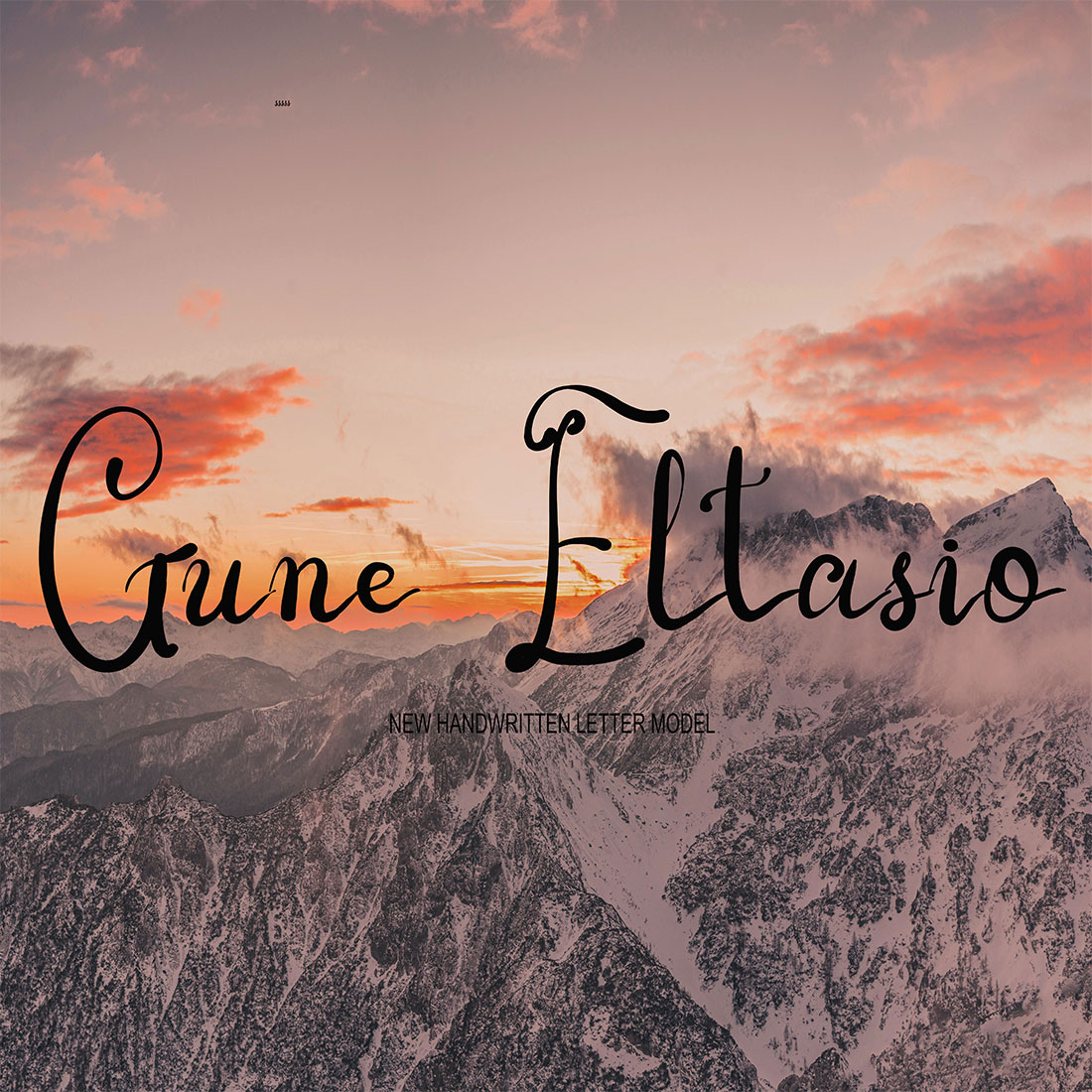 GUNE ELTASIO Font cover image.