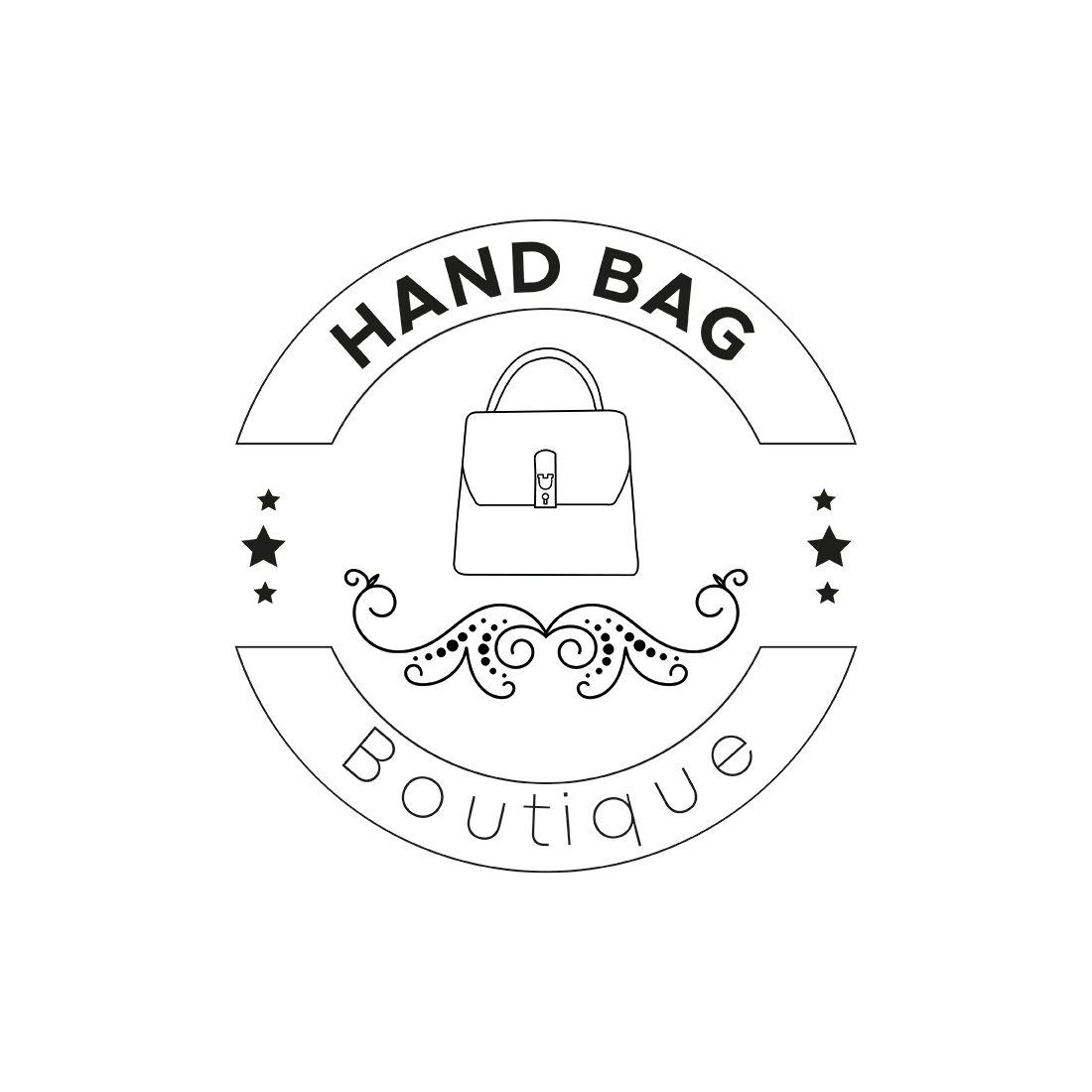 Hand Bag Boutique Logo Cover Image.